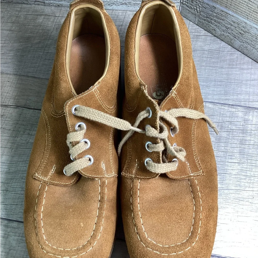 Vintage 1970's Grizzlies Brown Causal Chukka Style Shoes ‎ Men's 8 Women's 9.5